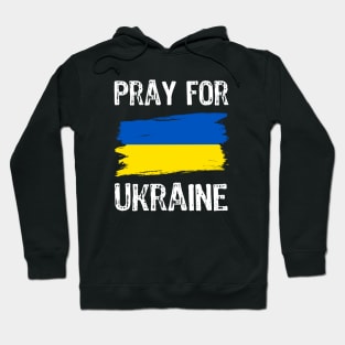 Pray for Ukraine with Ukrainian flag Hoodie